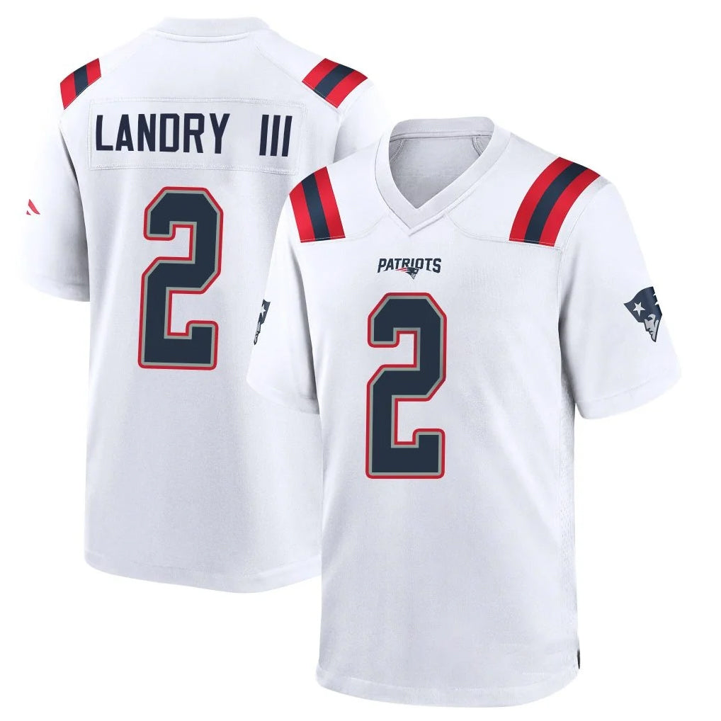 NE.Patriots #2 Harold Landry III Player White Home Game Ldoa Stitched Jerseys
