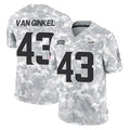 M.Vikings #43 Andrew Van Ginkel Player Arctic Camo Salute To Service Limited Game Ldoa Stitched Jerseys