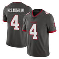 TB.Buccaneers #4 Chase McLaughlin Player Pewter Limited Alternate Vapor Home Game Ldoa Stitched Jerseys
