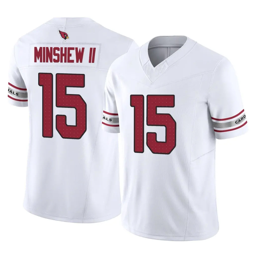 A.Cardinals #15 Gardner Minshew II Player White Vapor F.U.S.E. Limited Home Game Ldoa Stitched Jerseys