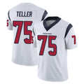 H.Texans #75 Wyatt Teller Player White Limited Vapor Untouchable Home Game Ldoa Stitched Jerseys
