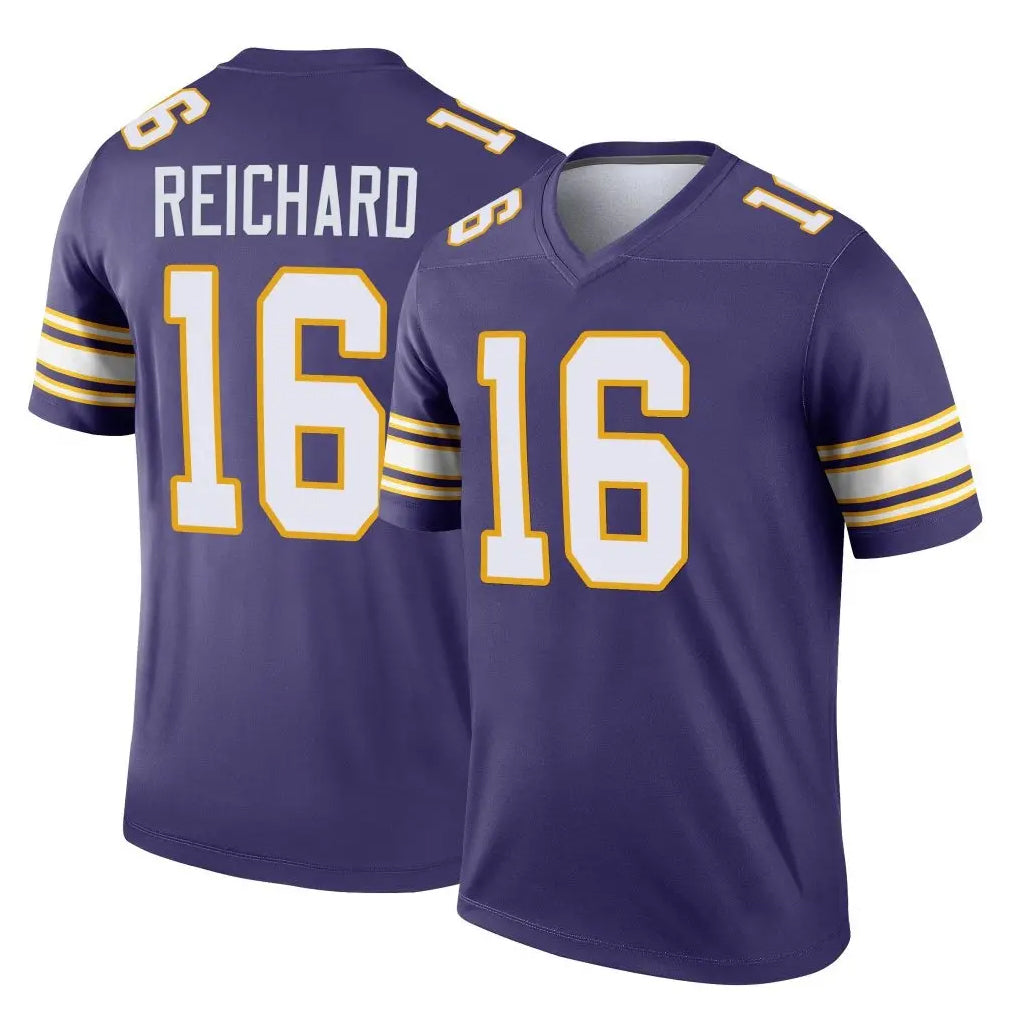 M.Vikings #16 Will Reichard Player Purple Limited Classic Home Game Ldoa Stitched Jerseys