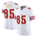 SF.49ers #85 George Kittle Player White 2025 Rivalries Collection Game Limited Ldoa Stitched Jerseys