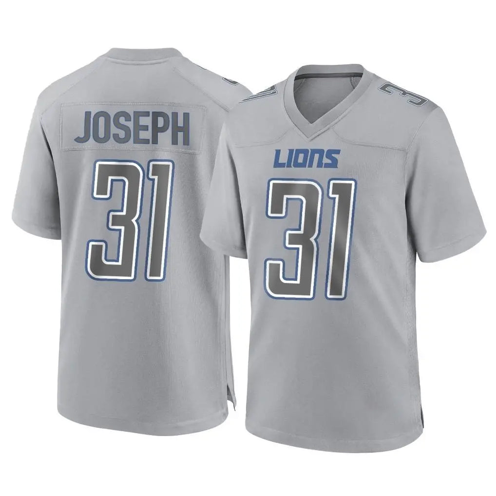 D.Lions #31 Kerby Joseph Player Gray Atmosphere Fashion Home Game Ldoa Stitched Jerseys