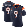 D.Broncos #9 Talanoa Hufanga Player Navy Home Game Ldoa Stitched Jerseys
