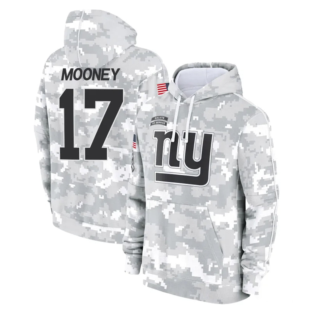 NY.Giants #17 Darnell Mooney Player Arctic Camo Salute to Service Pullover Hoodies Limited Game Ldoa Stitched Jerseys