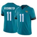 J.Jaguars #11 Parker Washington Player Teal Vapor F.U.S.E. Limited Home Game Ldoa Stitched Jerseys