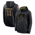 TB.Buccaneers #11 Jalen McMillan Player Black Salute to Service Sideline Performance Pullover Hoodies Home Game Ldoa Stitched Jerseys