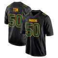 GB.Packers #50 Zach Tom Player Black Fashion Home Game Ldoa Stitched Jerseys