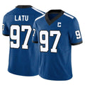 IN.Colts #97 Laiatu Latu Player Royal Limited Indiana Nights Alternate Vapor F.U.S.E. Home Game Ldoa Stitched Jerseys