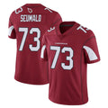 A.Cardinals #73 Isaac Seumalo Player Cardinal Vapor Limited Home Game  Ldoa Stitched Jerseys