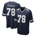 D.Cowboys #78 Terence Steele Player Navy Home Game Kdoa Stitched Jerseys