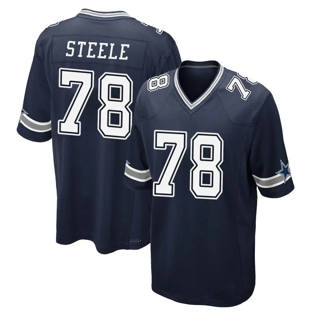 D.Cowboys #78 Terence Steele Player Navy Home Game Kdoa Stitched Jerseys