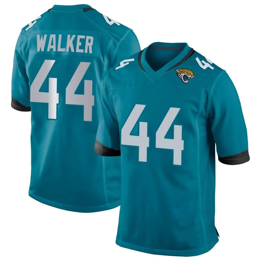 J.Jaguars #44 Travon Walker Player Teal Home Game Ldoa Stitched Jerseys