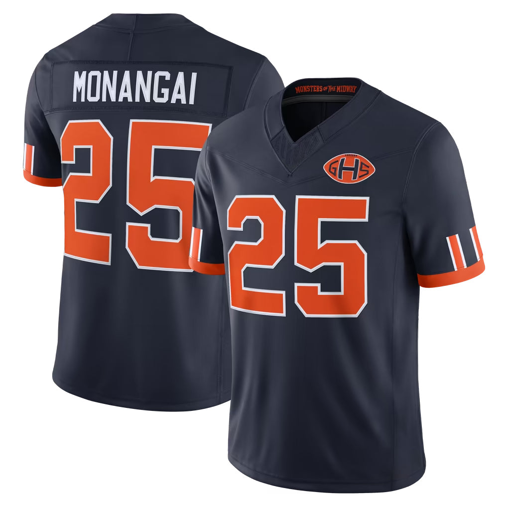 C.Bears #25 Kyle Monangai Player Navy Limited 2026 Rivalries Collection Home Game Ldoa Stitched Jerseys