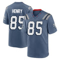 NE.Patriots #85 Hunter Henry Player Blue Rivalries Collection Home Game Ldoa Stitched Jerseys
