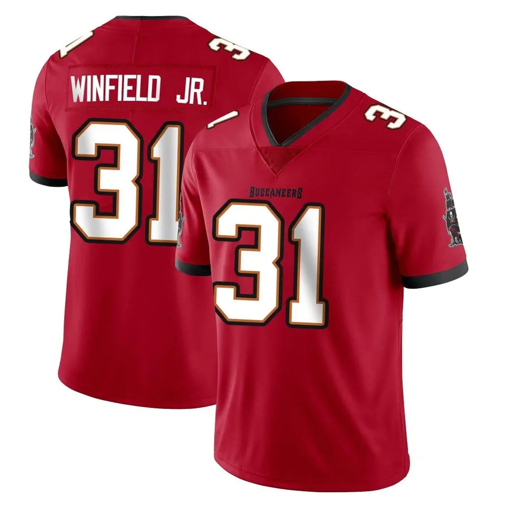 TB.Buccaneers #31 Antoine Winfield Jr. Player Red Limited Vapor F.U.S.E. Home Game Ldoa Stitched Jerseys