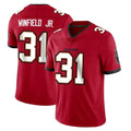 TB.Buccaneers #31 Antoine Winfield Jr. Player Red Limited Vapor F.U.S.E. Home Game Ldoa Stitched Jerseys