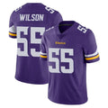 M.Vikings #55 Eric Wilson Player Purple Limited Vapor Untouchable Home Game Ldoa Stitched Jerseys
