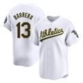Athletics #13 Luis Barrera Player White Limited Home Game Ldoa Stitched Jerseys
