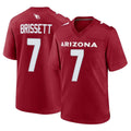 A.Cardinals #7 Jacoby Brissett Player Cardinal Limited Home Game Stitched Jerseys