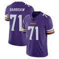 M.Vikings #71 Christian Darrisaw Player Purple Limited Vapor Untouchable Home Game Ldoa Stitched Jerseys