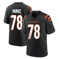 C.Bengals #78 Anthony Munoz Player Black Home Game Ldoa Stitched Jerseys