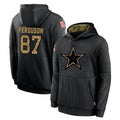 D.Cowboys #87 Jake Ferguson Player Black Salute to Service Pullover Hoodies Limited Ldoa Stitched Jerseys