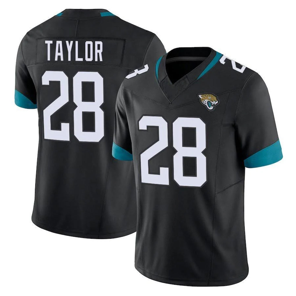J.Jaguars #28 Fred Taylor Player Black Vapor F.U.S.E. Limited Home Game Ldoa Stitched Jerseys