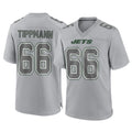 NY.Jets #66 Joe Tippmann Player Gray Limited Atmosphere Fashion Home Game Ldoa Stitched Jerseys