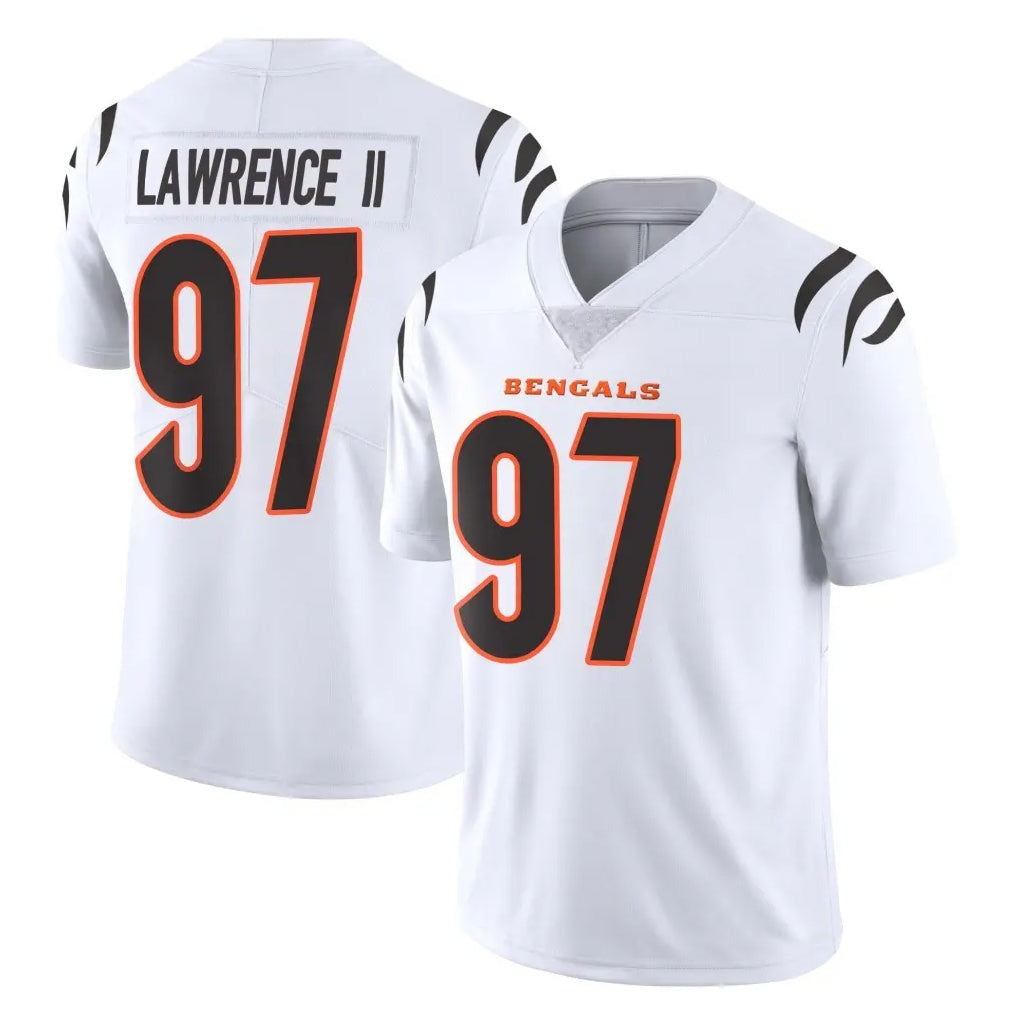 C.Bengals #97 Dexter Lawrence II Player White Vapor Untouchable Limited Home Game Ldoa Stitched Jerseys