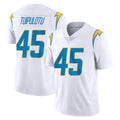 LA.Chargers #45 Tuli Tuipulotu Player White Limited Vapor Untouchable Home Game Ldoa Stitched Jerseys