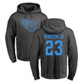 T.Titans #23 Kevin Winston Jr. Player Ash One Color Pullover Hoodies Home Game Ldoa Stitched Jerseys