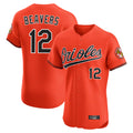 B.Orioles #12 Dylan Beavers Player Orange Limited Elite Home Game Ldoa Stitched Jerseys