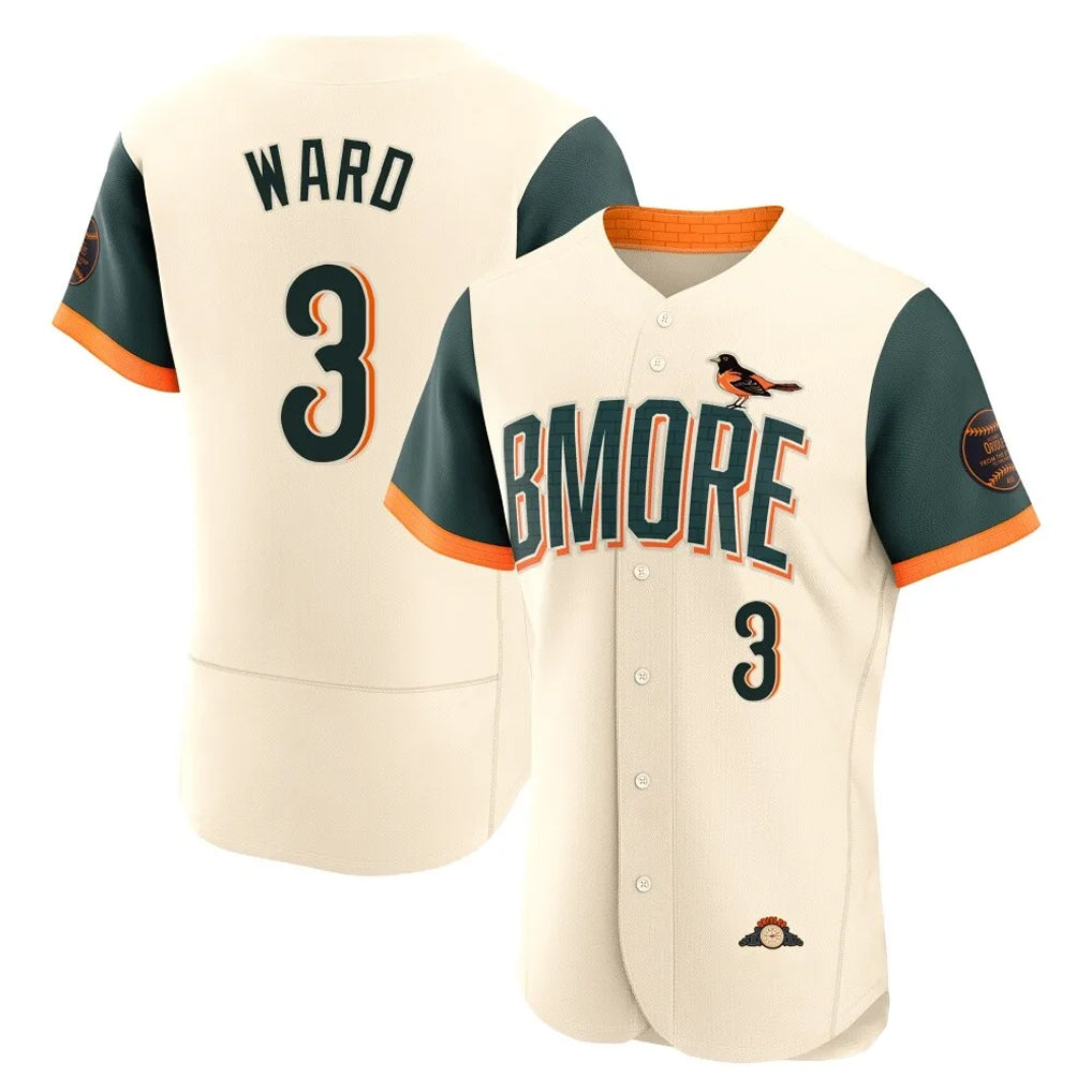 B.Orioles #3 Taylor Ward Player Cream 2026 City Connect Limited Elite Home Game Ldoa Stitched Jerseys