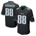P.Eagles #88 Dallas Goedert Player Black Home Game Ldoa Stitched Jerseys
