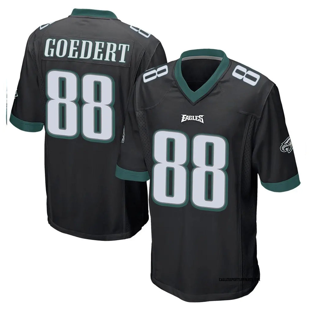 P.Eagles #88 Dallas Goedert Player Black Home Game Ldoa Stitched Jerseys