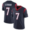H.Texans #7 CJ Stroud Player Navy Limited Vapor Untouchable Home Game Ldoa Stitched Jerseys