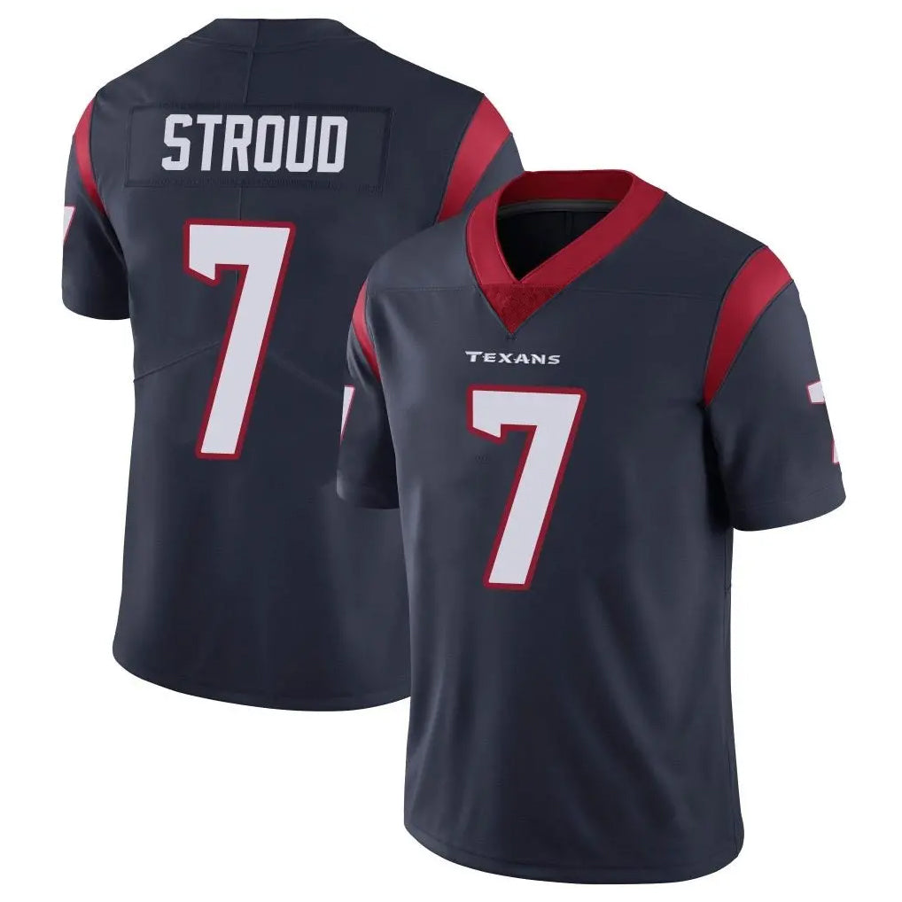 H.Texans #7 CJ Stroud Player Navy Limited Vapor Untouchable Home Game Ldoa Stitched Jerseys