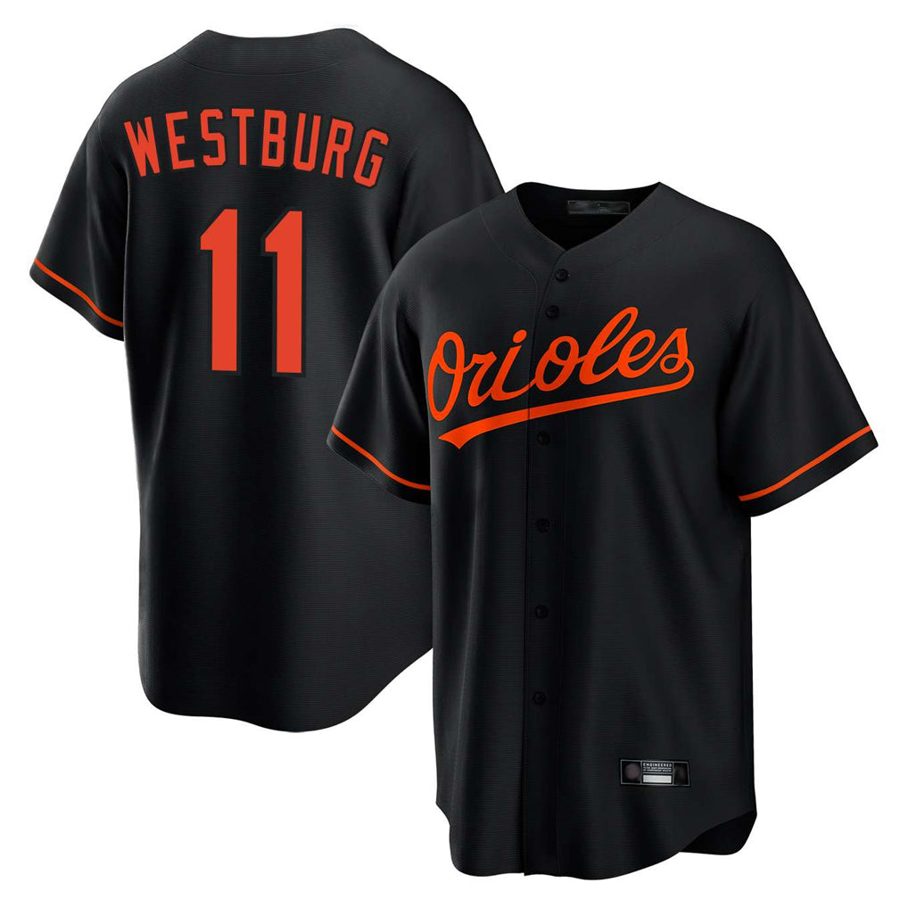 B.Orioles #11 Jordan Westburg Player Black Home Game Ldoa Stitched Jerseys