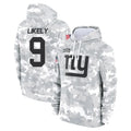 NY.Giants #9 Lsaiah Likely Player Arctic Camo Salute to Service Pullover Hoodies Limited Game Ldoa Stitched Jerseys