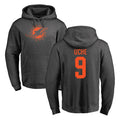 M.Dolphins #9 Joshua Uche Player Darkgray Pullover Hoodies Limited Ldoa Stitched Jerseys