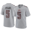 SF.49ers #5 Mike Evans Player Gray Atmosphere Fashion Home Game Ldoa Stitched Jerseys