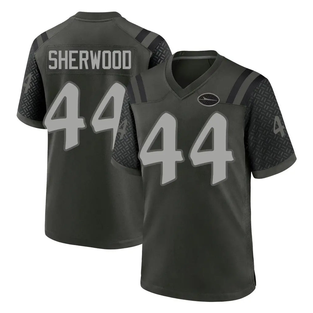 NY.Jets #44 Jamien Sherwood Player Green 2025 Rivalries Collection Home Game Ldoa Stitched Jerseys