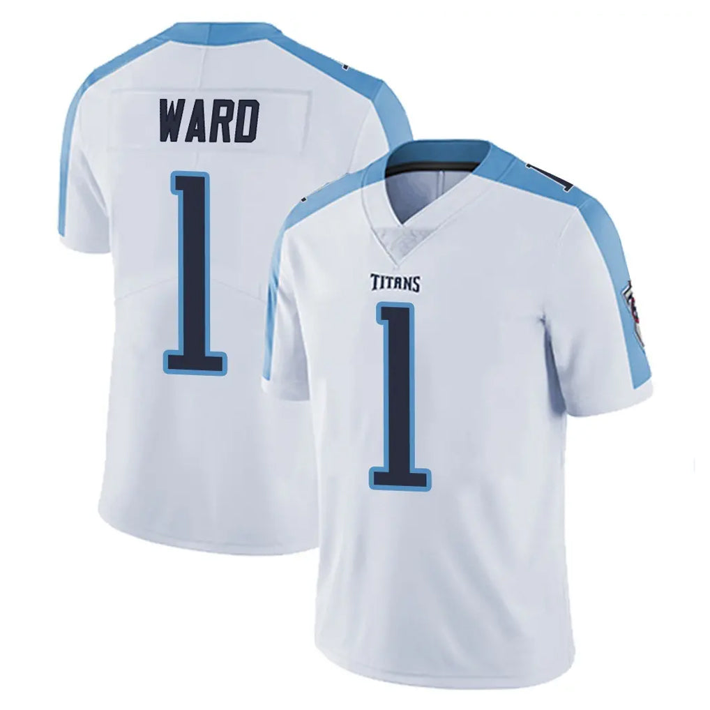 T.Titans #1 Cam Ward Player White Limited Vapor Untouchable Home Game Ldoa Stitched Jerseys
