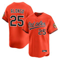 B.Orioles #25 Pete Alonso Player Orange Limited Home Game Ldoa Stitched Jerseys