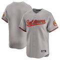 B.Orioles Blank Player Gray Limited Home Game Ldoa Stitched Jerseys
