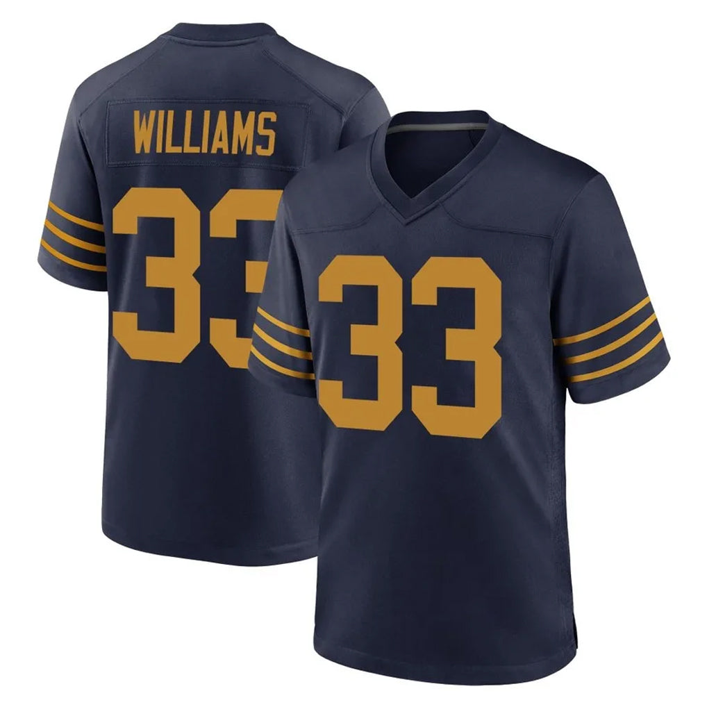 GB.Packers #33 Evan Williams Player Navy The 1923 Classic Home Game Ldoa Stitched Jerseys