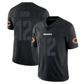 C.Bears #12 Devin Bush Player Black Impact Limited Game Ldoa Stitched Jerseys