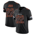 D.Broncos #22 Brandon Jones Player Black Impact Limited Game Ldoa Stitched Jerseys